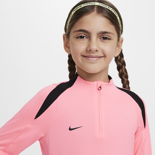 Treningowa koszulka piłkarska dla dużych dzieci Nike Dri-FIT Strike - Różowy Nike M Nike poland