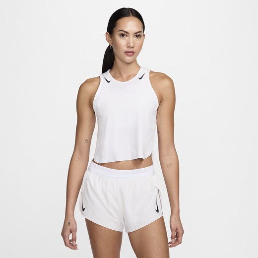 Damska koszulka bez rękawów o skróconym kroju do biegania Dri-FIT ADV Nike Nike XS (EU 32-34) Nike poland
