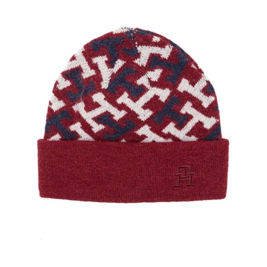 Tommy Hilfiger Czapka ICONIC | z dodatkiem wełny Tommy Hilfiger OS okazja Gomez Fashion Store