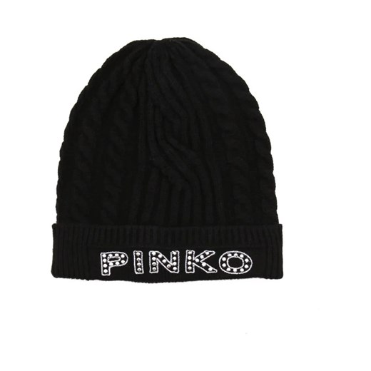 Pinko Czapka BAMBOO CAPPELLO VISCOSA CABLES ze sklepu Gomez Fashion Store w kategorii Czapki zimowe damskie - zdjęcie 172394246
