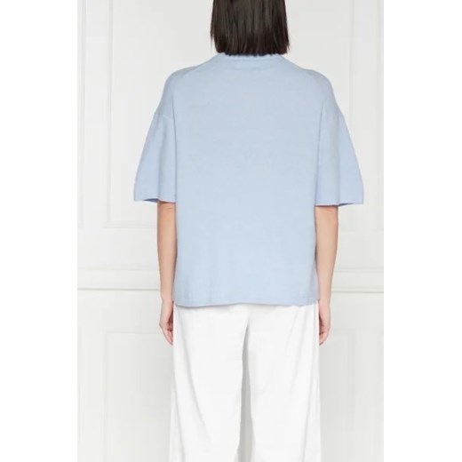 Samsøe Samsøe Wełniany t-shirt Megan | Oversize fit XS Gomez Fashion Store