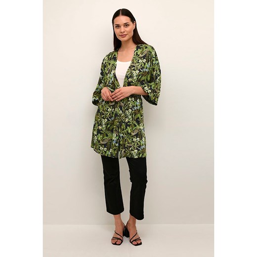 CULTURE Kimono &quot;Tenna&quot; w kolorze zielonym ze sklepu Limango Polska w kategorii Odzież plażowa - zdjęcie 172399045