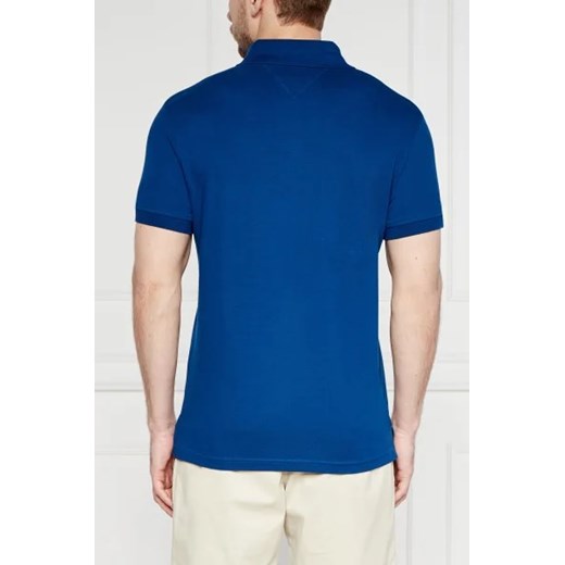 T-shirt męski Tommy Hilfiger z krótkim rękawem niebieski z elastanu 