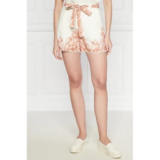 TWINSET Lniane szorty + pasek Twinset 38 Gomez Fashion Store