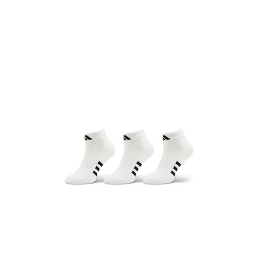 adidas Zestaw 3 par niskich skarpet unisex Mid-Cut Socks 3 Pairs HT3450 Biały ze sklepu MODIVO w kategorii Skarpetki damskie - zdjęcie 172400426