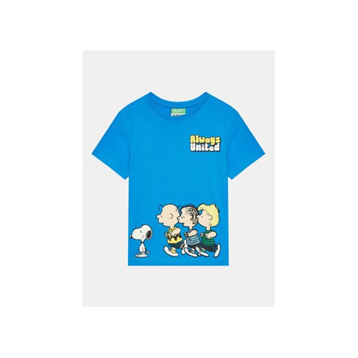 United Colors Of Benetton T-Shirt 3096G10EW Niebieski Regular Fit ze sklepu MODIVO w kategorii T-shirty chłopięce - zdjęcie 172400446