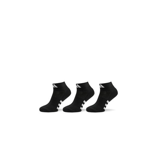 adidas Zestaw 3 par niskich skarpet unisex Performance Cushioned Mid-Cut Socks 3 Pairs IC9519 Czarny ze sklepu MODIVO w kategorii Skarpetki damskie - zdjęcie 172400766
