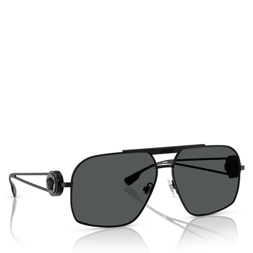 Okulary przeciwsłoneczne Versace 0VE2269 143387 Czarny ze sklepu eobuwie.pl w kategorii Okulary przeciwsłoneczne męskie - zdjęcie 172402117