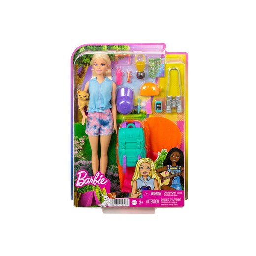 Lalka + akcesoria- Kemping Barbie Malibu wiek3+ Barbie one size 5.10.15