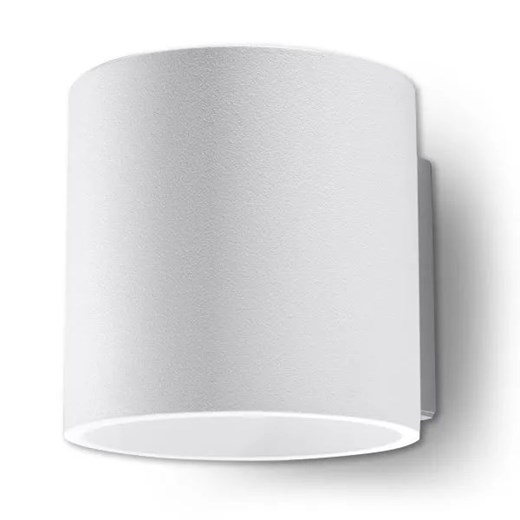Minimalistyczny kinkiet walec E713-Orbil - biały ze sklepu Edinos.pl w kategorii Lampy ścienne - zdjęcie 172403845
