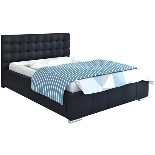Podwójne łóżko z pojemnikiem 160x200 Elber 2X - 36 kolorów ze sklepu Edinos.pl w kategorii Łóżka i materace - zdjęcie 172403875