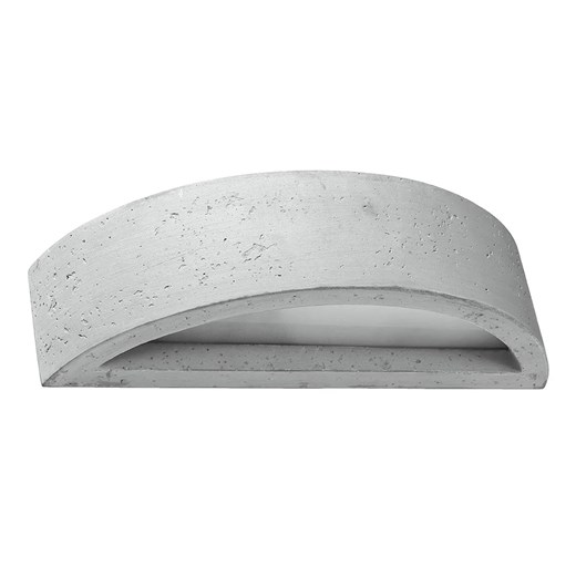 Półokrągły betonowy kinkiet loft - S176 G5-S76 ze sklepu Edinos.pl w kategorii Lampy ścienne - zdjęcie 172403986