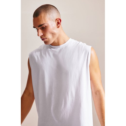 H & M - Sportowa koszulka DryMove - Biały ze sklepu H&M w kategorii T-shirty męskie - zdjęcie 172405239