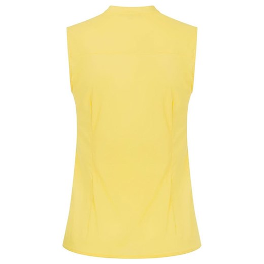 Bluzka damska More & żółta bez rękawów casual z poliamidu 