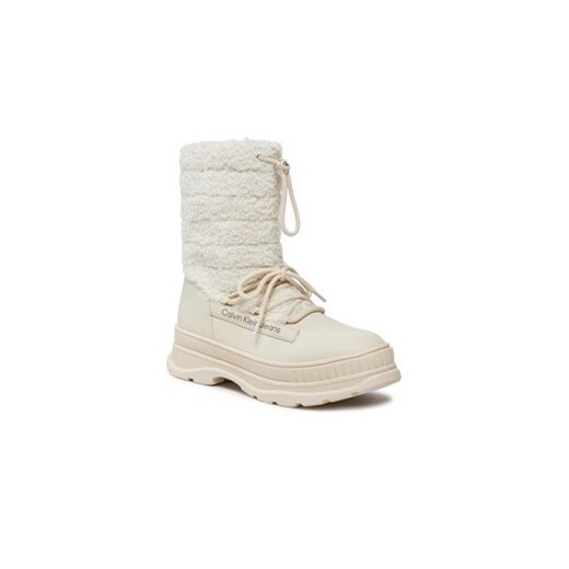 Calvin Klein Jeans Śniegowce V3A5-80712-1633 S Biały ze sklepu MODIVO w kategorii Buty zimowe dziecięce - zdjęcie 172406199