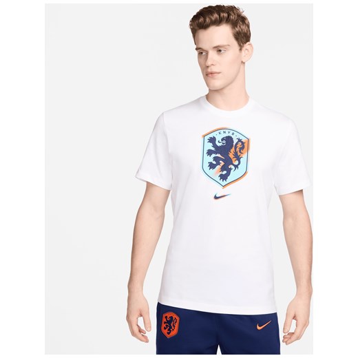 Męski T-shirt piłkarski Nike Holandia - Biel ze sklepu Nike poland w kategorii T-shirty męskie - zdjęcie 172407196