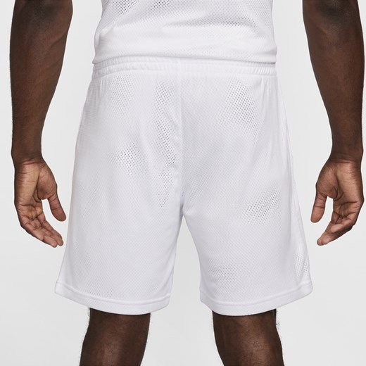 Spodenki męskie białe Nike w sportowym stylu