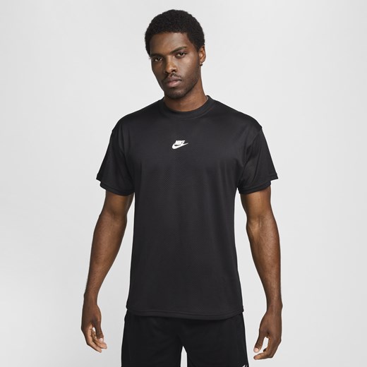Męski T-shirt z siateczki Dri-FIT Nike Sportswear Max90 - Czerń Nike XL Nike poland