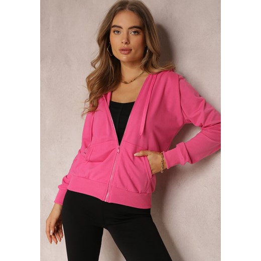 Różowa Bluza Rhodothee ze sklepu Renee odzież w kategorii Bluzy damskie - zdjęcie 172409498