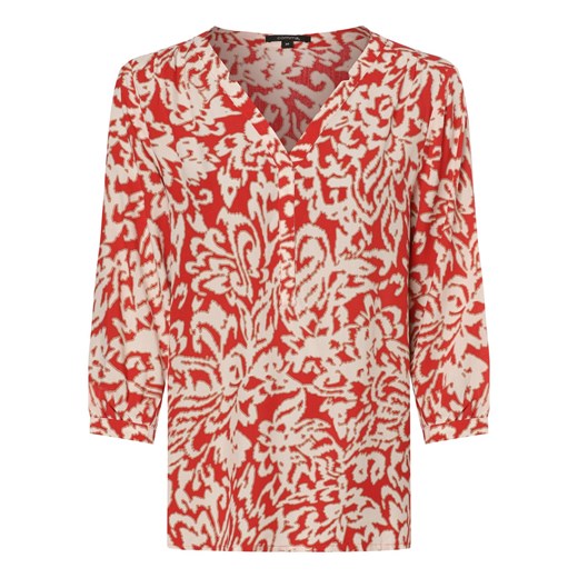 comma Bluzka damska Kobiety wiskoza czerwony wzorzysty ze sklepu vangraaf w kategorii Bluzki damskie - zdjęcie 172409748