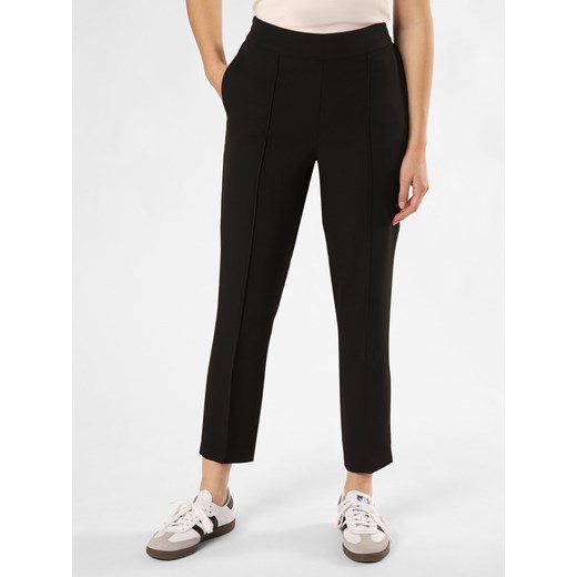 zero Spodnie Kobiety czarny jednolity ze sklepu vangraaf w kategorii Spodnie damskie - zdjęcie 172409859