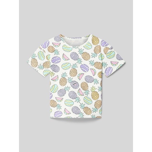 T-shirt z nadrukiem z motywem na całej powierzchni ze sklepu Peek&Cloppenburg  w kategorii Bluzki dziewczęce - zdjęcie 172410096