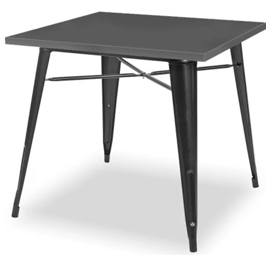 Kwadratowy stół w stylu loft antracyt F3-K17 ze sklepu Edinos.pl w kategorii Stoliki kawowe - zdjęcie 172411457