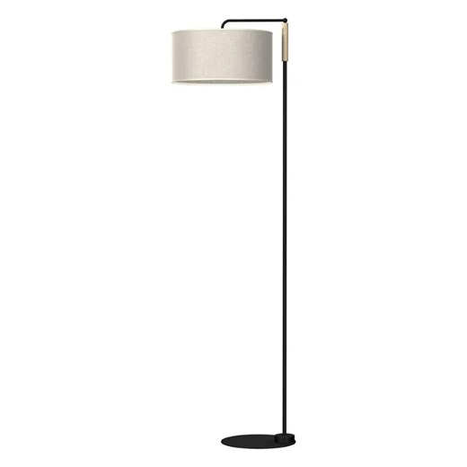 Lampa podłogowa z abażurem z lnu - K375-Anol ze sklepu Edinos.pl w kategorii Lampy podłogowe - zdjęcie 172411458