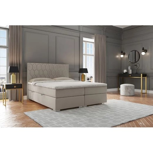 Pojedyncze łóżko boxspring Kallis 80x200 - 40 kolorów Elior One Size wyprzedaż Edinos.pl