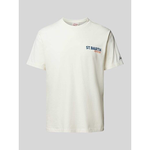 T-shirt z nadrukiem ze sloganem ze sklepu Peek&Cloppenburg  w kategorii T-shirty męskie - zdjęcie 172412046