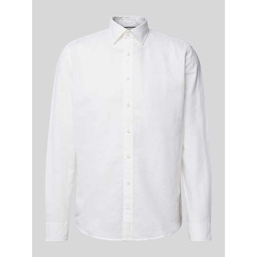 Koszula biznesowa o kroju slim fit z kołnierzykiem typu kent ze sklepu Peek&Cloppenburg  w kategorii Koszule męskie - zdjęcie 172412088