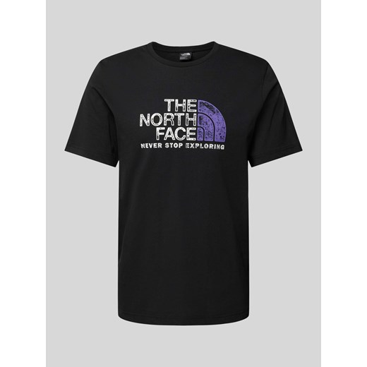T-shirt z nadrukiem z logo model ‘RUST 2’ ze sklepu Peek&Cloppenburg  w kategorii T-shirty męskie - zdjęcie 172412229