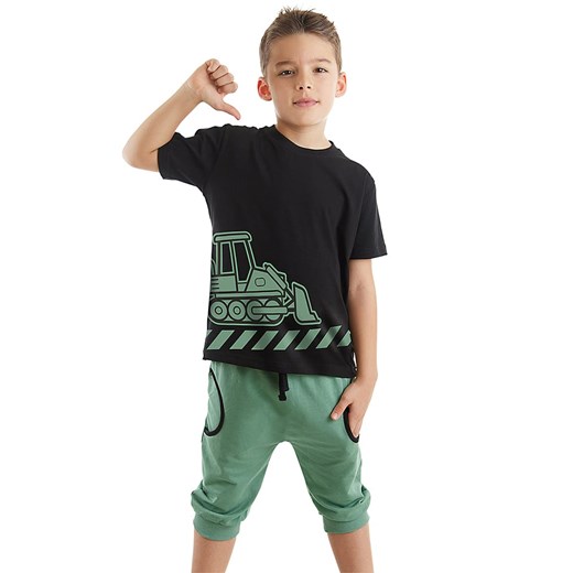 Denokids 2-częściowy zestaw w kolorze czarno-turkusowym ze sklepu Limango Polska w kategorii T-shirty chłopięce - zdjęcie 172412608
