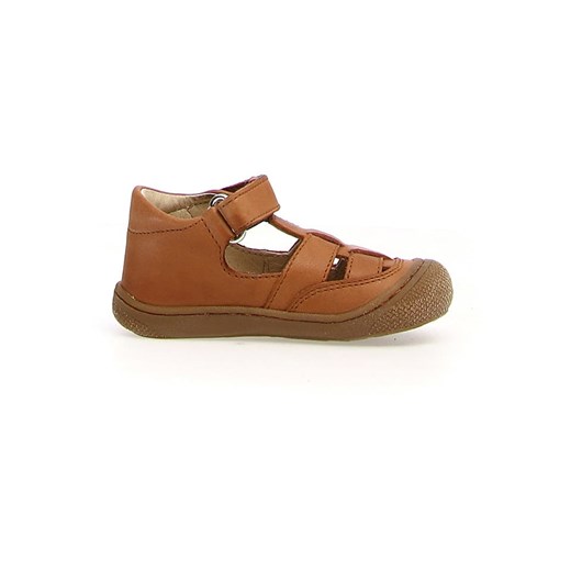 Sandały dziecięce brązowe Naturino na rzepy 