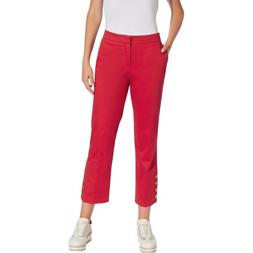 Heine Spodnie w kolorze czerwonym ze sklepu Limango Polska w kategorii Spodnie damskie - zdjęcie 172413228