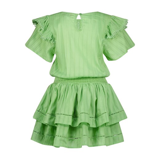 Sukienka dziewczęca Vingino zielona bawełniana 
