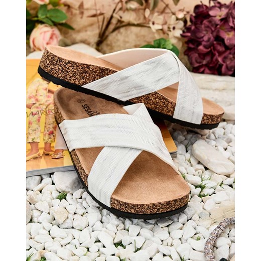 Royalfashion Damskie klapki Silassi Royalfashion.pl 40 okazyjna cena royalfashion.pl