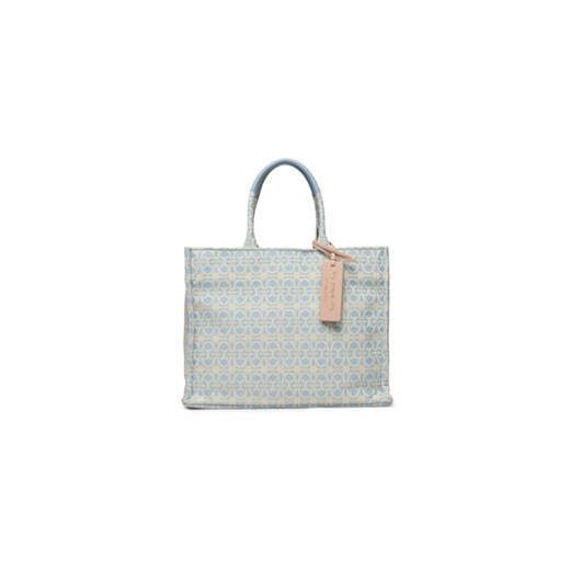 Coccinelle Torebka Never Without Bag Monogram E1 MBD 18 02 01 Błękitny ze sklepu MODIVO w kategorii Torby Shopper bag - zdjęcie 172415627
