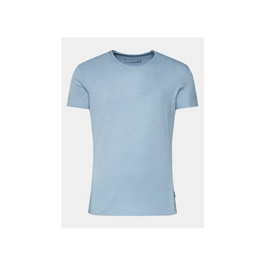 Sisley T-Shirt 3WF0S101K Błękitny Regular Fit ze sklepu MODIVO w kategorii T-shirty męskie - zdjęcie 172415759