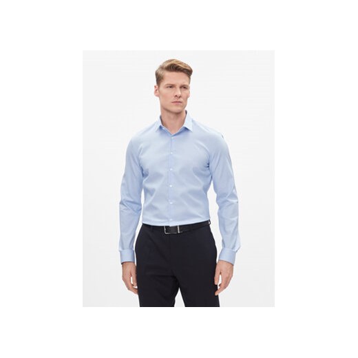 Calvin Klein Koszula K10K112299 Błękitny Slim Fit ze sklepu MODIVO w kategorii Koszule męskie - zdjęcie 172415767