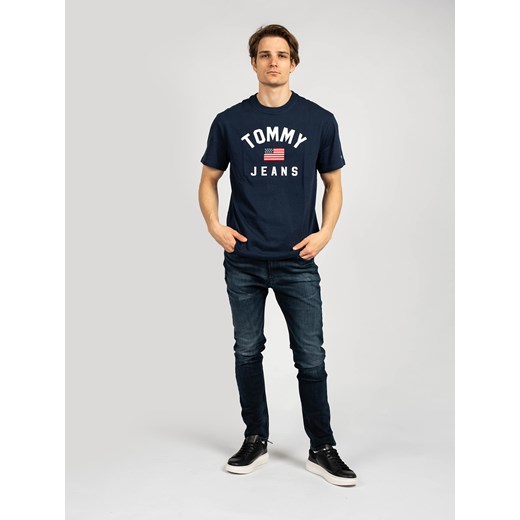 Tommy Hilfiger T-Shirt | DM0DM07068 | Mężczyzna | Granatowy ze sklepu ubierzsie.com w kategorii T-shirty męskie - zdjęcie 172416268