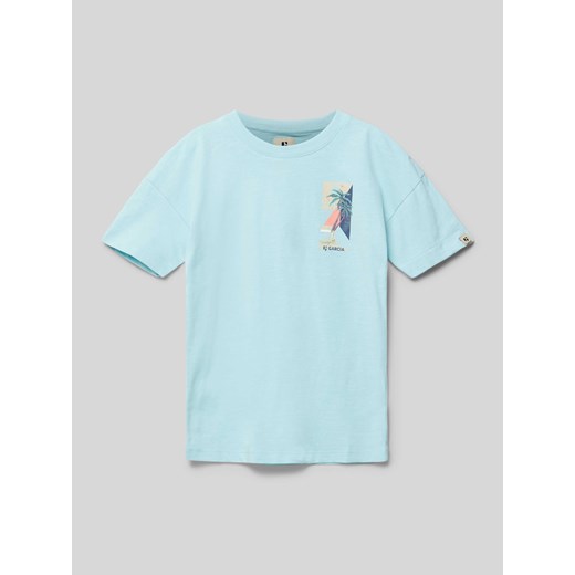 T-shirt z nadrukiem z logo ze sklepu Peek&Cloppenburg  w kategorii T-shirty chłopięce - zdjęcie 172416847
