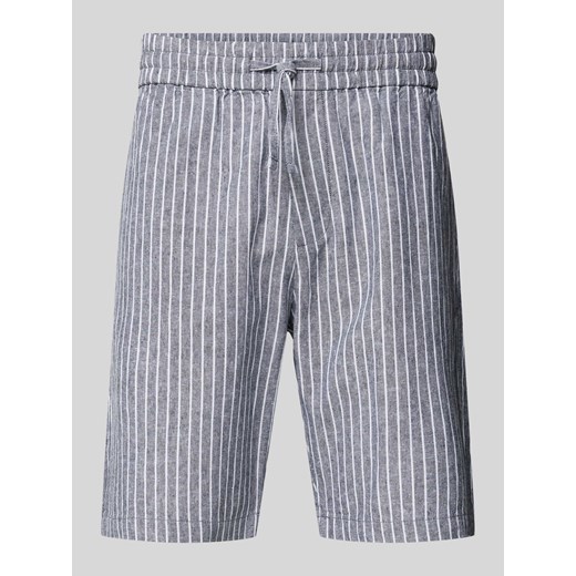 Szorty o kroju regular fit z elastycznym pasem ze sklepu Peek&Cloppenburg  w kategorii Spodenki męskie - zdjęcie 172416936