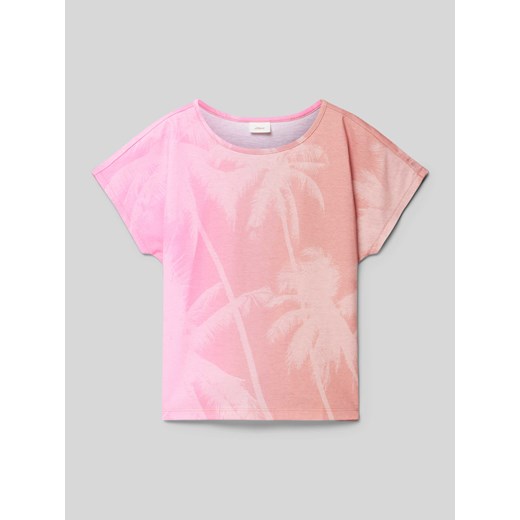 T-shirt z wzorem na całej powierzchni ze sklepu Peek&Cloppenburg  w kategorii Bluzki dziewczęce - zdjęcie 172417017