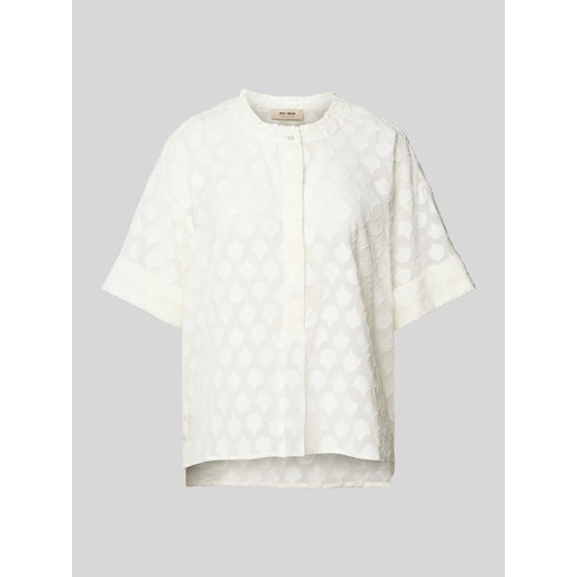 Bluzka z fakturowanym wzorem model ‘Toba’ ze sklepu Peek&Cloppenburg  w kategorii Bluzki damskie - zdjęcie 172417297