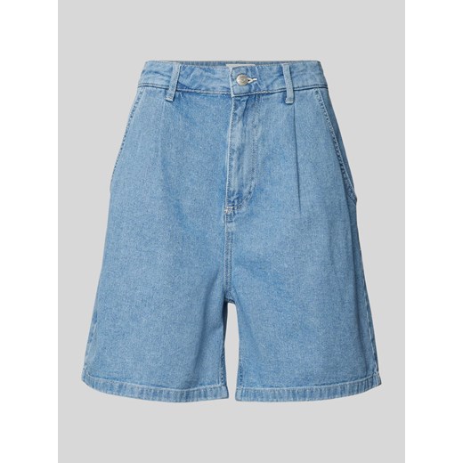 Szorty jeansowe z szeroką nogawką model ‘KENJA’ ze sklepu Peek&Cloppenburg  w kategorii Szorty - zdjęcie 172417469