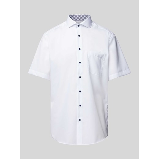 Koszula biznesowa o kroju modern fit z kieszenią na piersi ze sklepu Peek&Cloppenburg  w kategorii Koszule męskie - zdjęcie 172417476