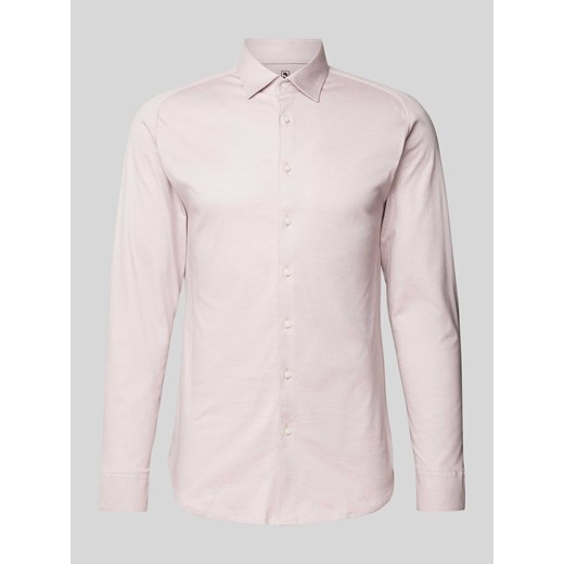 Koszula biznesowa o kroju slim fit z kołnierzykiem typu kent ze sklepu Peek&Cloppenburg  w kategorii Koszule męskie - zdjęcie 172417626