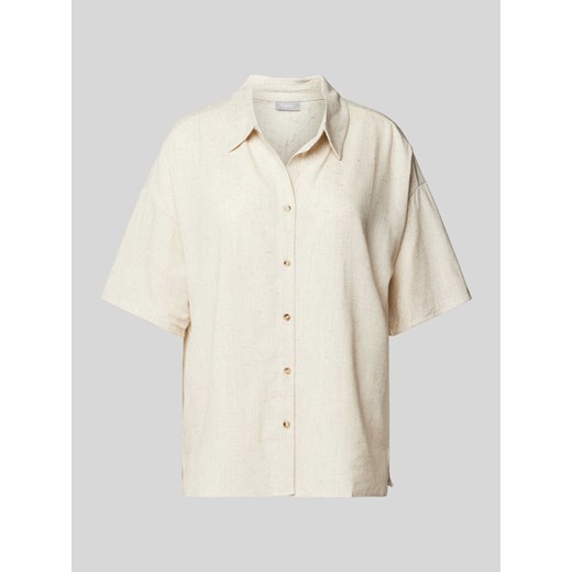 Bluzka z wykładanym kołnierzem model ‘Juna’ ze sklepu Peek&Cloppenburg  w kategorii Koszule damskie - zdjęcie 172417646