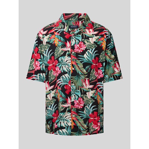 Koszula casualowa o kroju regular fit z nadrukiem na całej powierzchni ze sklepu Peek&Cloppenburg  w kategorii Koszule męskie - zdjęcie 172417647